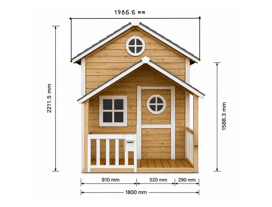 Kidzshack Lovely Shack Cubby House
