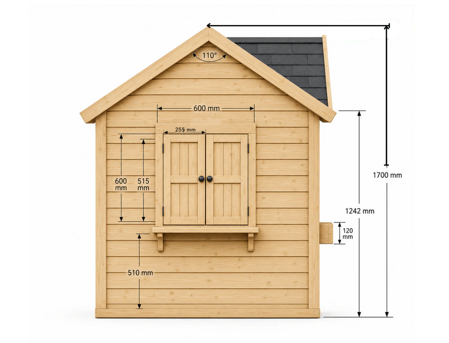Kidzshack Country Shack Cubby House