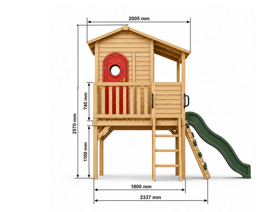 Kidzshack Sweet Shack Cubby House
