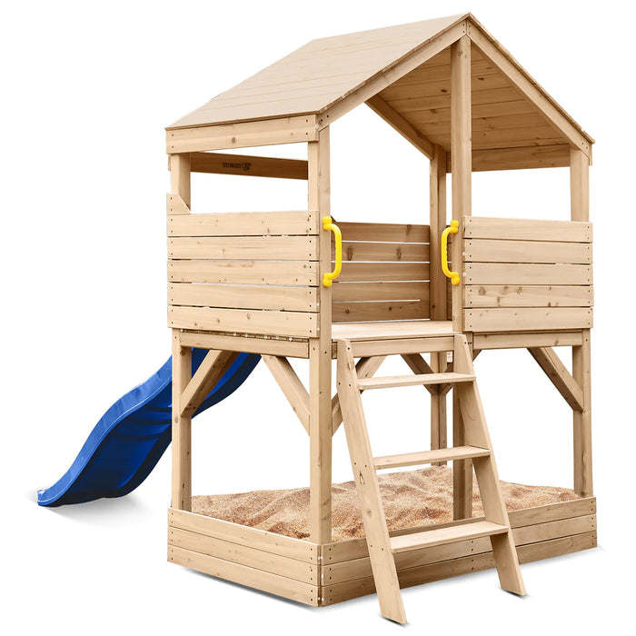 Lifespan Kids Bentley Kids Double Story Wooden Cubby House with Slide