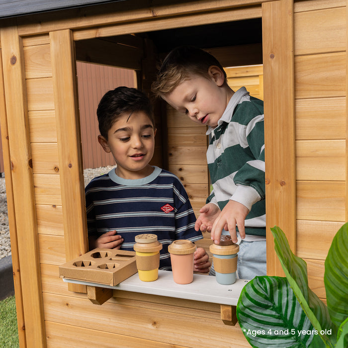 Lifespan Kids Bilby Cubby House in Natural Timber