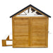 Maple Cubby House in backyard