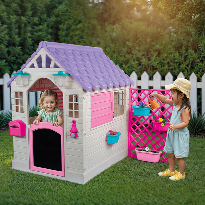Lifespan Kids Dolu Garden Playhouse with Fence