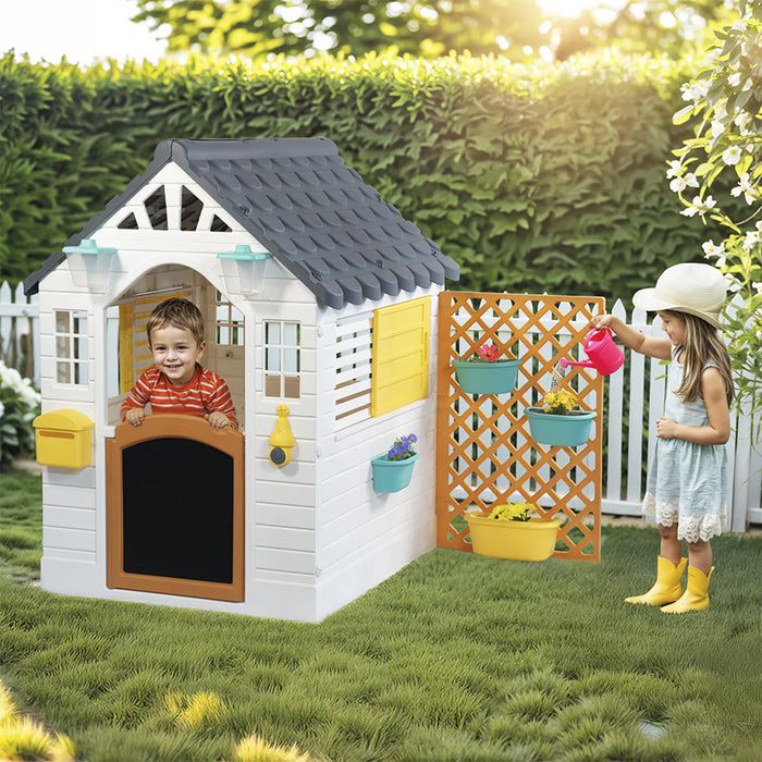 Lifespan Kids Dolu Garden Playhouse with Fence