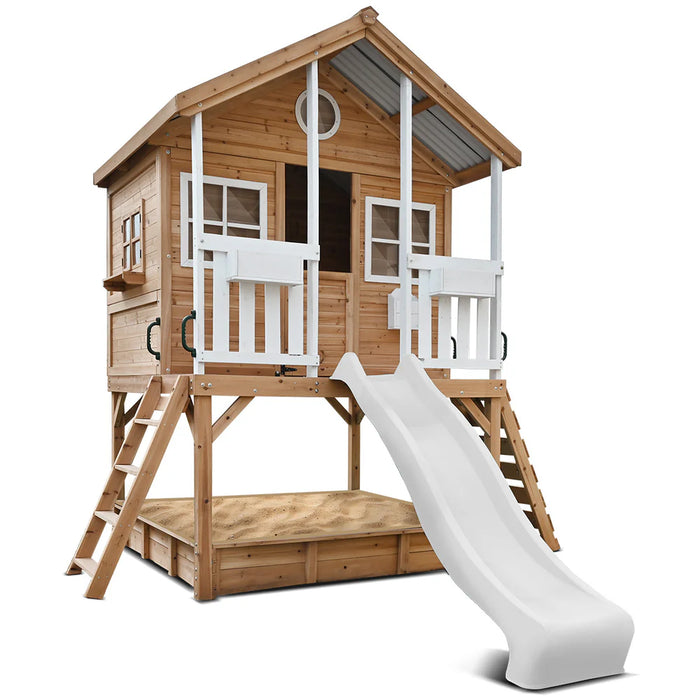 Winchester Cubby House with 2.2m Slide and Metal Roof