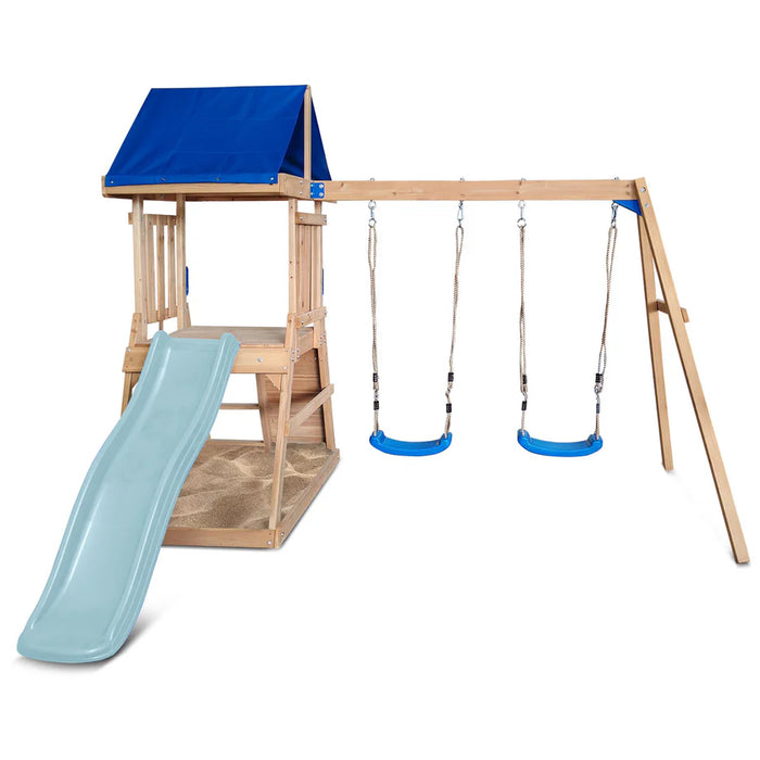 Lifespan Kids Hazelbrook Swing Set & Playground with 1.8m Slide