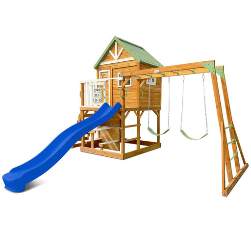 Riversdale Play Centre in blue white background