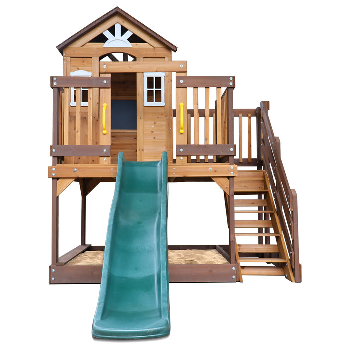 Lifespan Kids Silverton Wooden Cubby House side view
