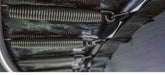 Zinc-plated springs on the BounceZone M Rectangular Spring Trampoline Set