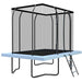 BounceZone M Rectangular Spring Trampoline Set - side view