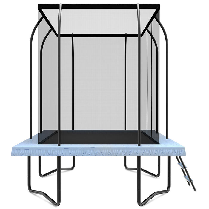 BounceZone M Rectangular Spring Trampoline Set - safety net detail