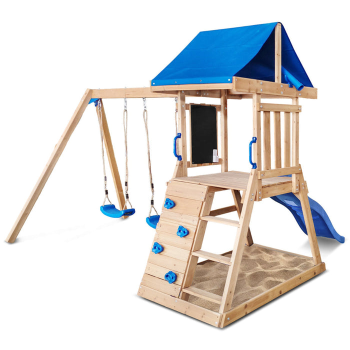 Lifespan Kids Hazelbrook Swing Set & Playground with 1.8m Slide
