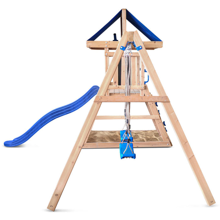 Lifespan Kids Hazelbrook Swing Set & Playground with 1.8m Slide