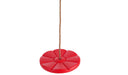 Injection moulded plastic seat on the Lifespan Kids Plastic Red Monkey Disc Swing