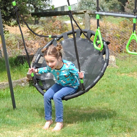 Lifespan Kids Lynx Metal Swing Set with Slide
