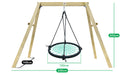 Lifespan Kids 120cm Oakley Swing features and dimensions