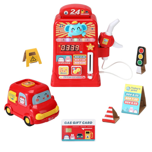 Keezi play garage with toy car included