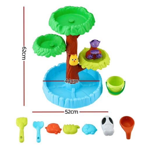 Keezi sandpit and water play set with shovels
