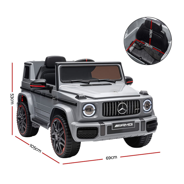 G63 Kids Ride On Car Grey 01