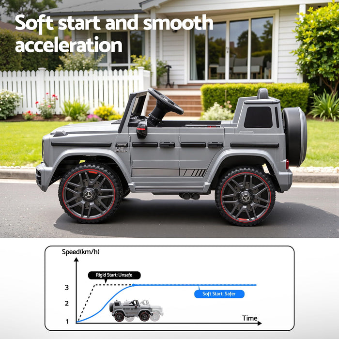 G63 Kids Ride On Car Grey 04