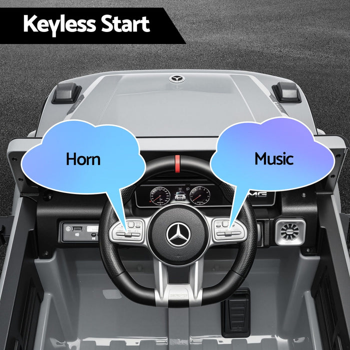 G63 Kids Ride On Car Grey 05