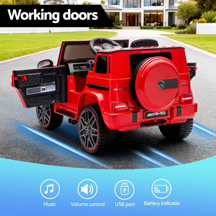 G63 Kids Ride On Car Red 03
