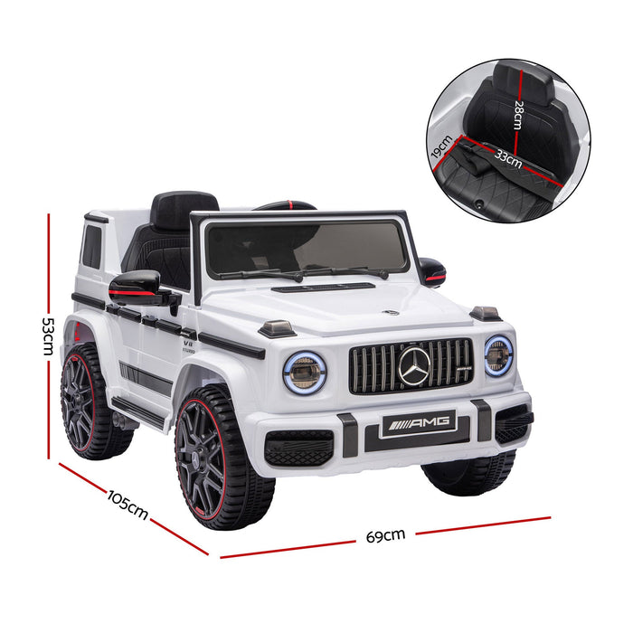 G63 Kids Ride On Car White 01