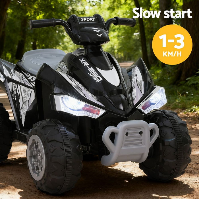 Rigo Ride-On ATV Quad, 12V, Black