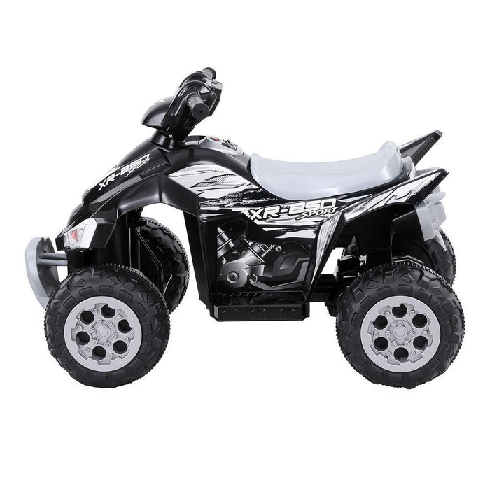 Rigo Ride-On ATV Quad headlight and lacquer finish, black