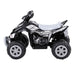 Rigo Ride-On ATV Quad headlight and lacquer finish, black