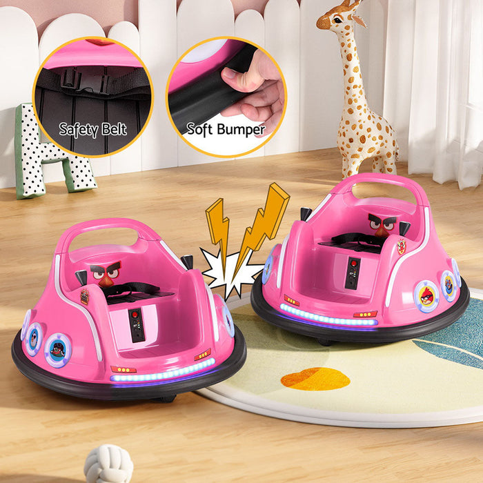 Angry Birds Kids Bumper Ride On Car Pink 04