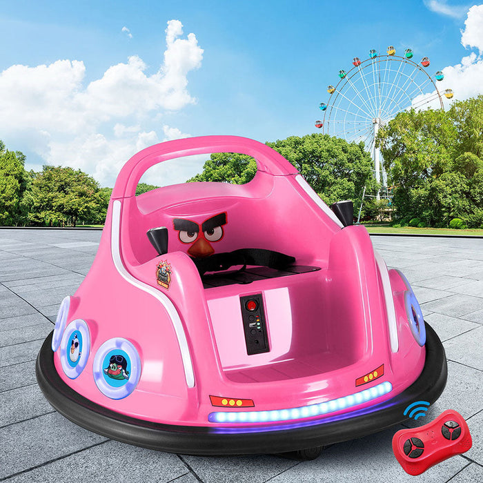 Angry Birds Kids Bumper Ride On Car Pink 06