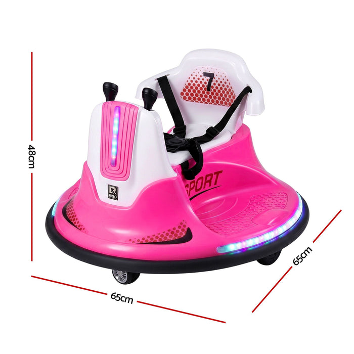 Rigo Kids Bumper Car Pink 01