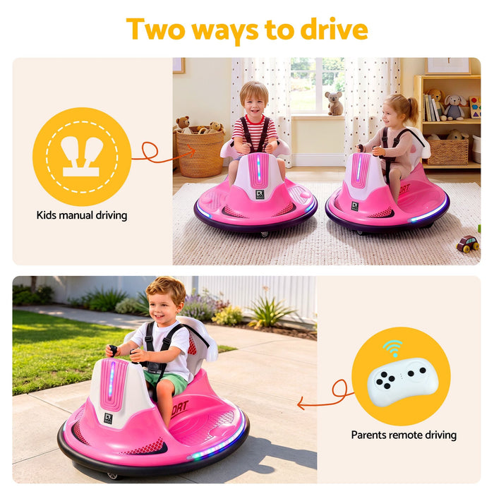 Rigo Kids Bumper Car Pink 06