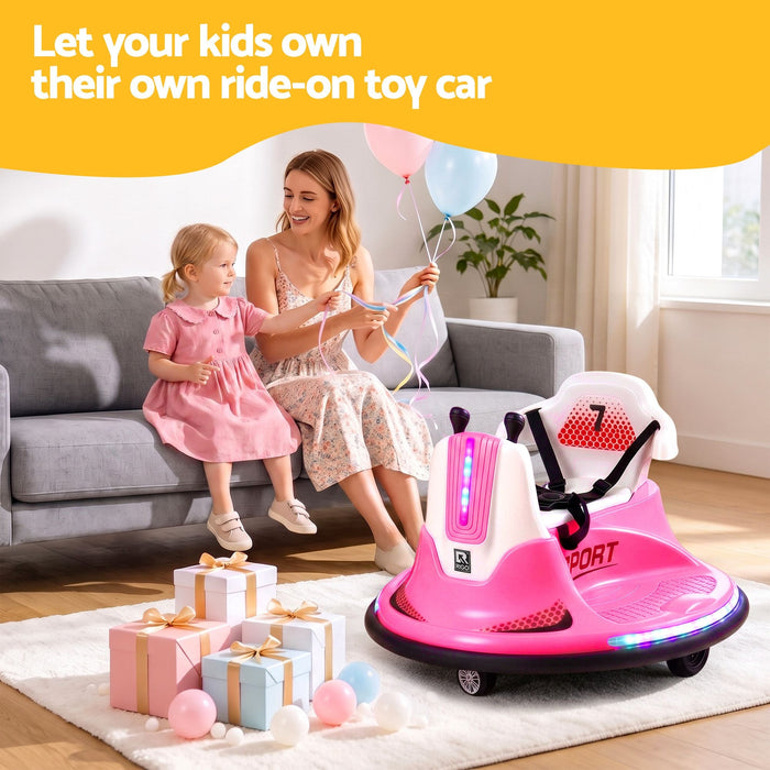 Rigo Kids Bumper Car Pink 08