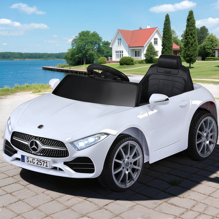 Kids Electric Ride On Car White 00