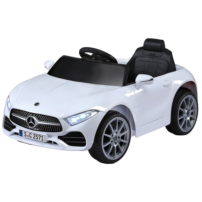 Kids Electric Ride On Car White 01