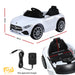 Kids Electric Ride On Car White 02