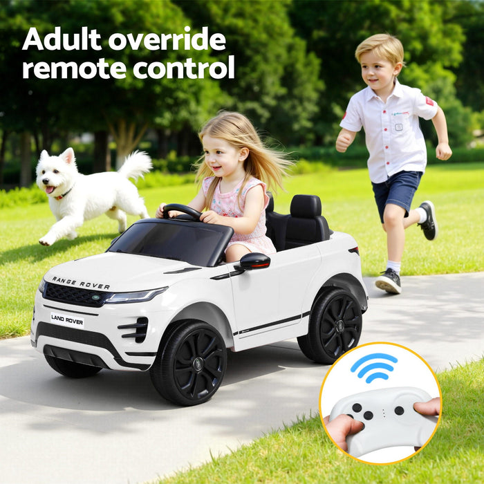 Rigo Land Rover Evoque Kids Ride On Car White 05