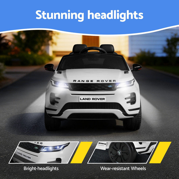 Rigo Land Rover Evoque Kids Ride On Car White 06