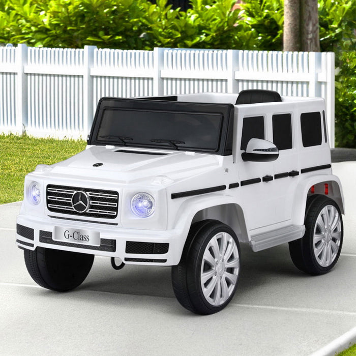 Mercedes-Benz G500 Electric Kids Ride On Car White 06