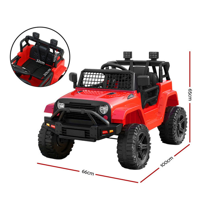 Rigo Kids Electric Ride On Jeep Red 01
