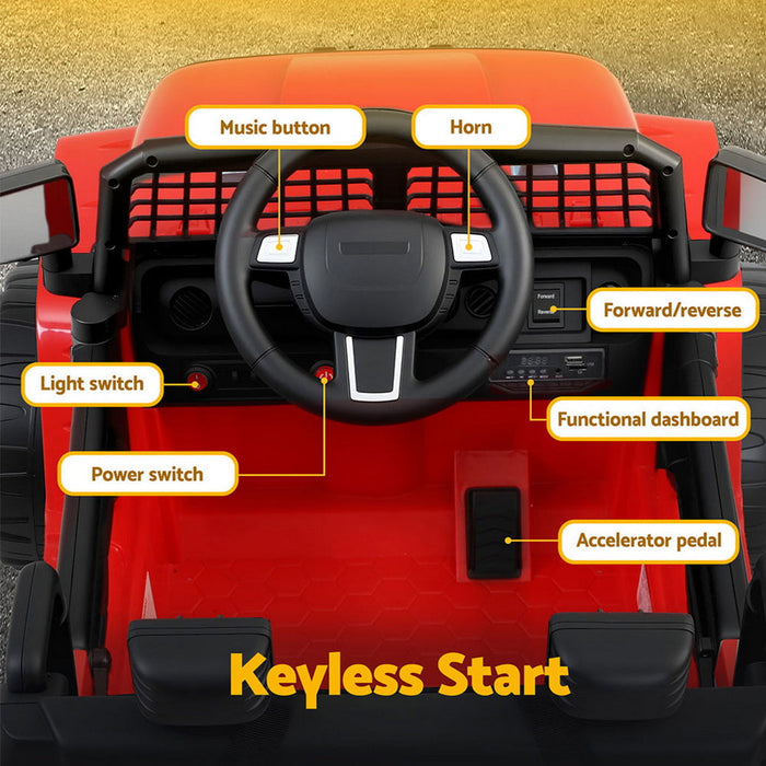Rigo Kids Electric Ride On Jeep Red 05