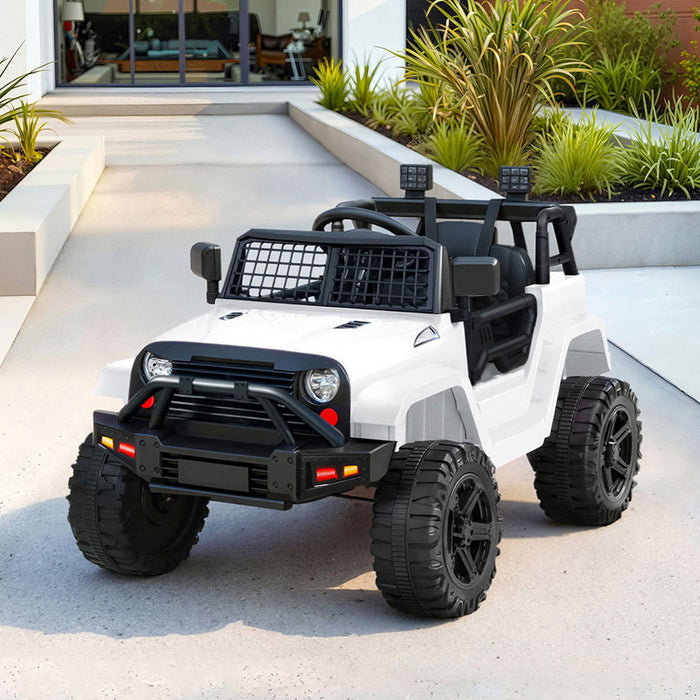 Rigo Kids Electric Ride On Jeep White 00