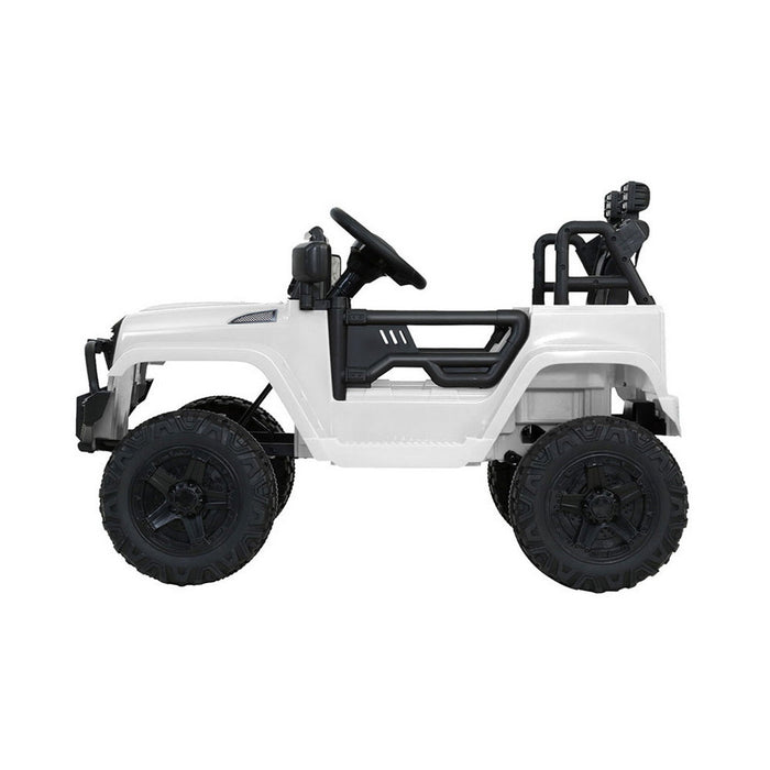Rigo Kids Electric Ride On Jeep White 02