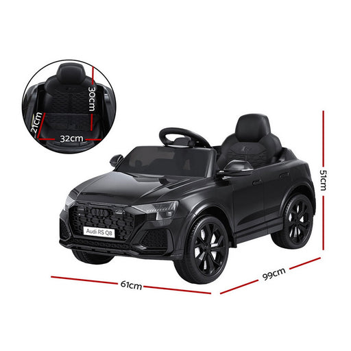 Kids RSQ8 battery powered ride on car