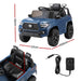 Toyota Tacoma ride on car in blue, keyless start and working doors