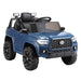 Toyota Tacoma ride on car in blue, twin motors and suspension