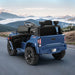 Toyota Tacoma ride on car in blue, dashboard and music