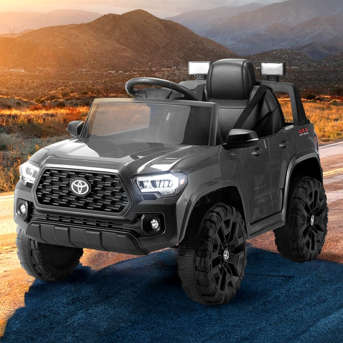 Toyota Tacoma Kids Electric Off Road Jeep Grey 06